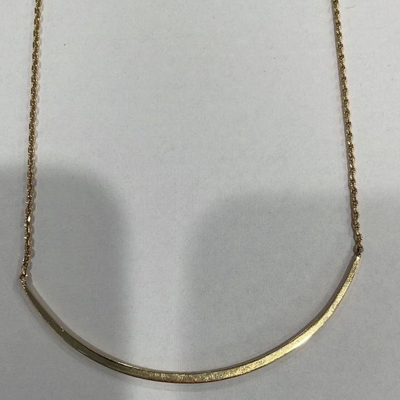 Stella and Dot Reversible Gold Colored Necklace - Picture 3 of 3